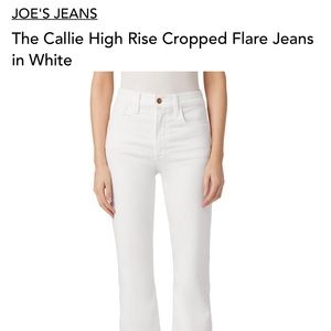 Joes Jeans high rise boot cropped raw hem size 33 current Lara euc 14